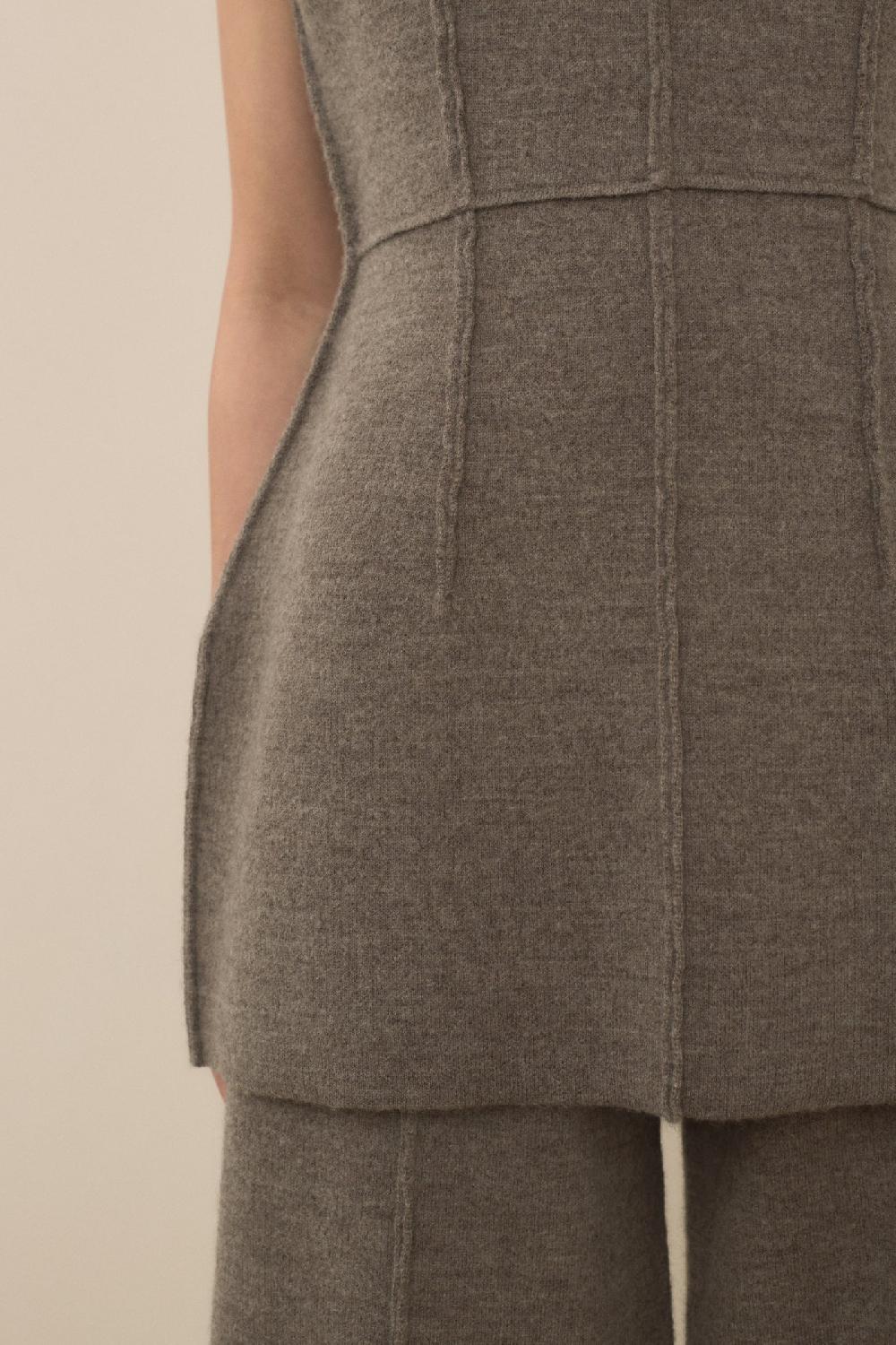 Lauren Manoogian DOUBLE KNIT BODICE CINDER