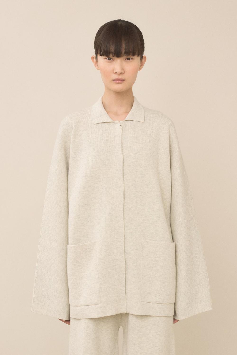 lauren manoogian DOUBLE KNIT JACKET MARBLE