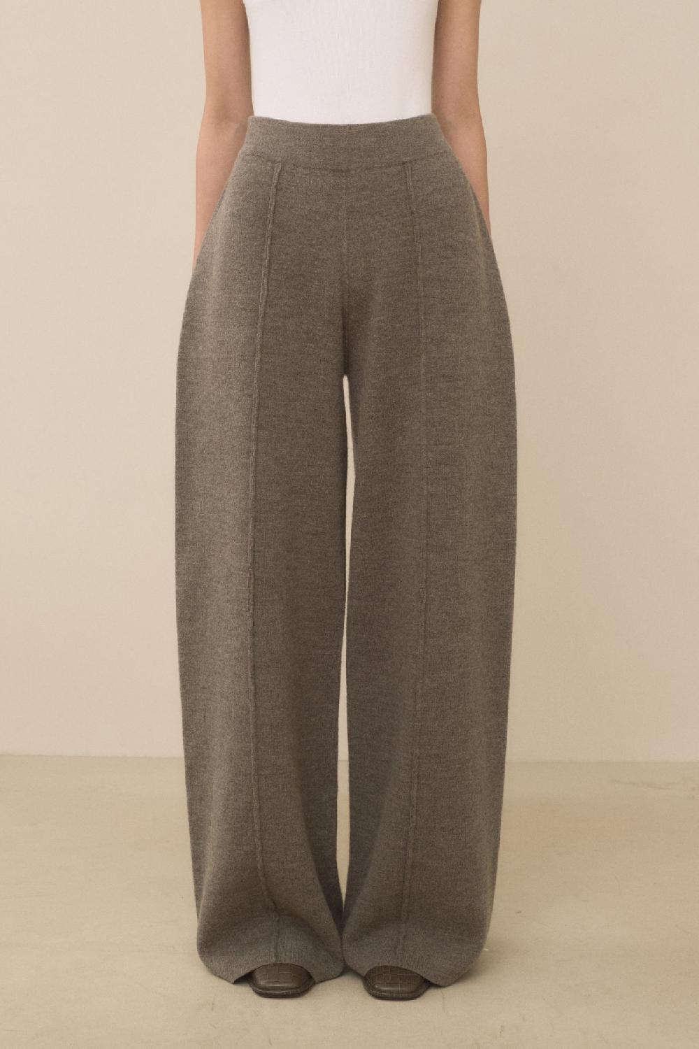 Lauren Manoogian DOUBLE KNIT TROUSER CINDER