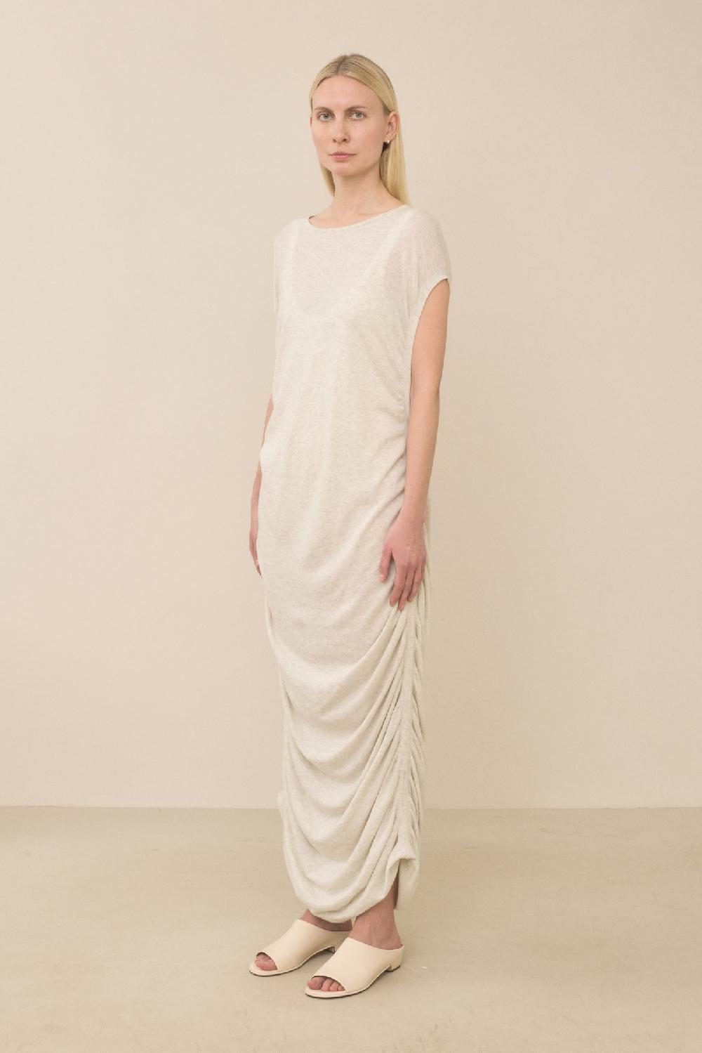Lauren Manoogian DRAPE DRESS MARBLE
