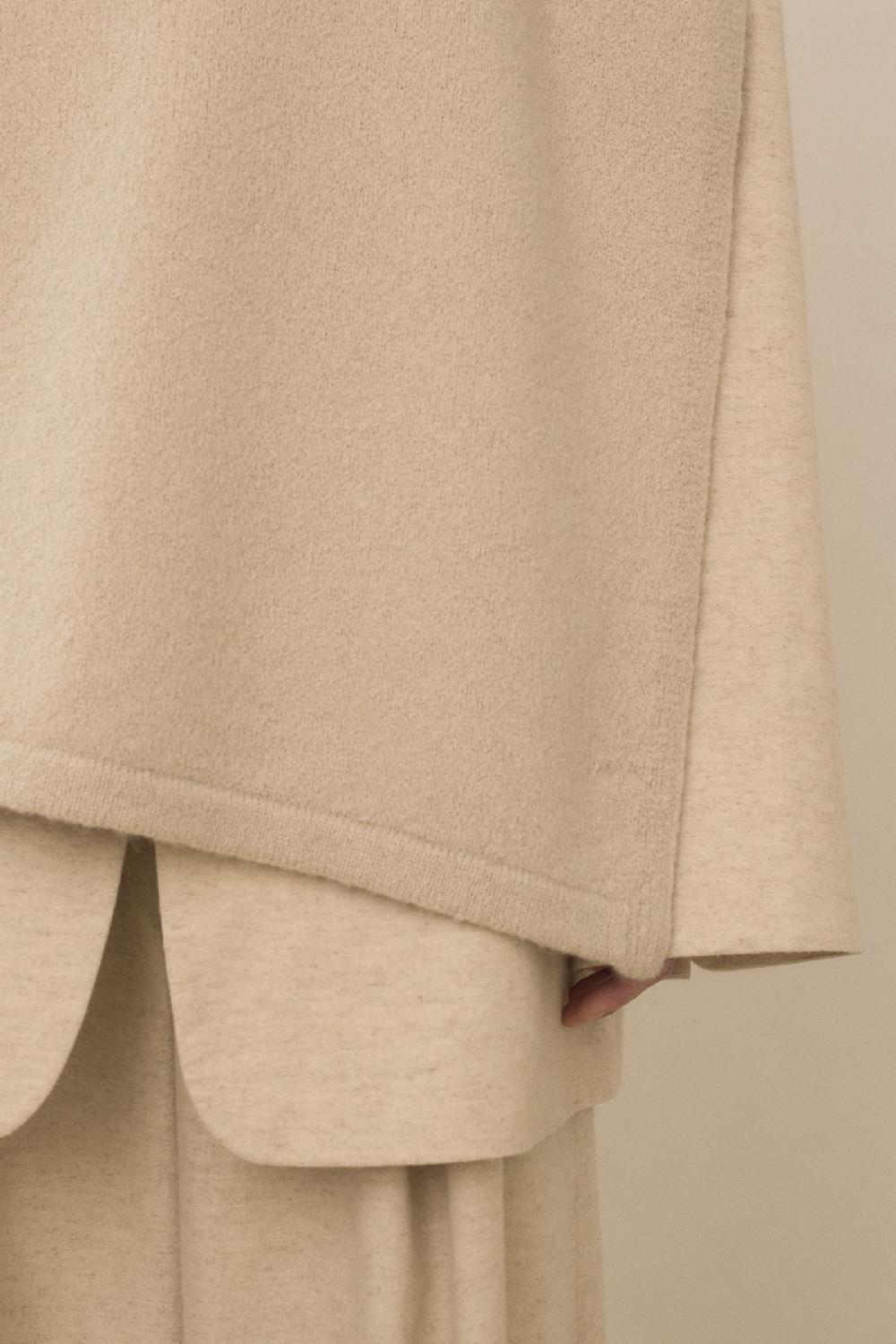 Lauren Manoogian DRAPE GILET ANTIQUE MELANGE