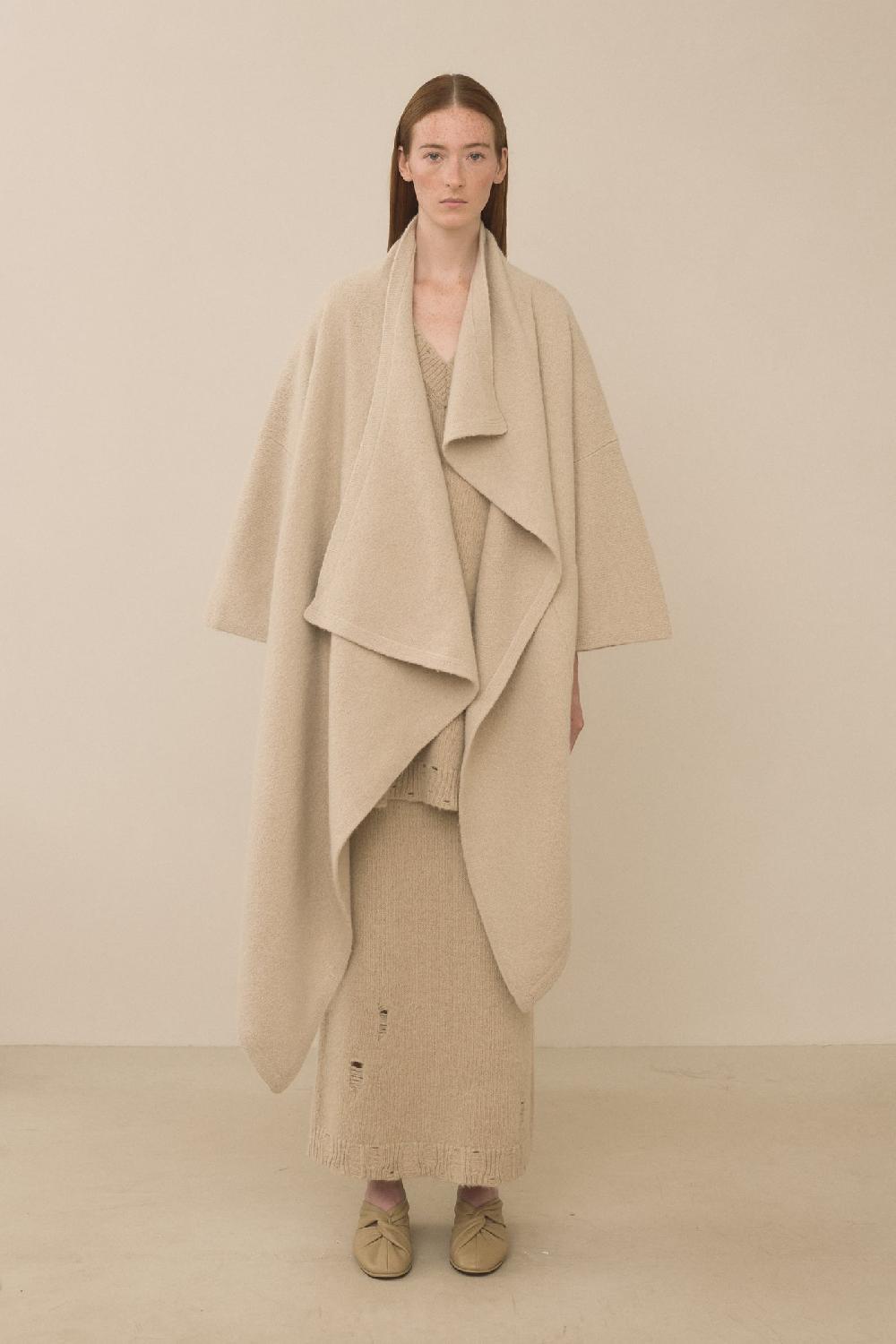 lauren manoogian DRAPE MANTLE ANTIQUE MELANGE