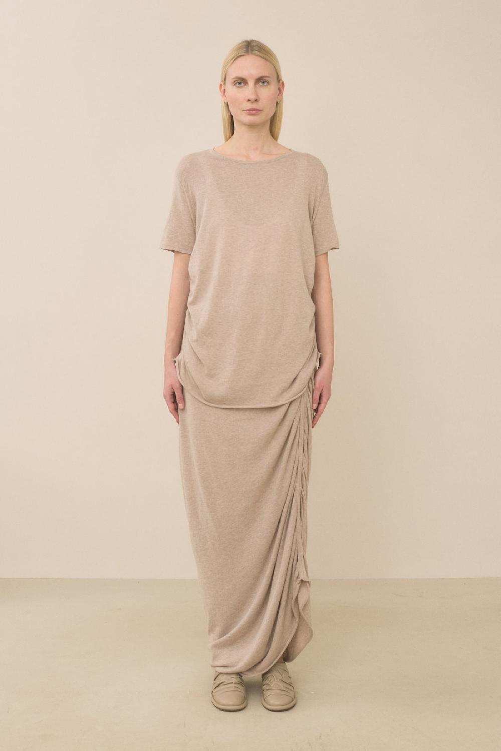 Lauren Manoogian DRAPE TEE SISAL