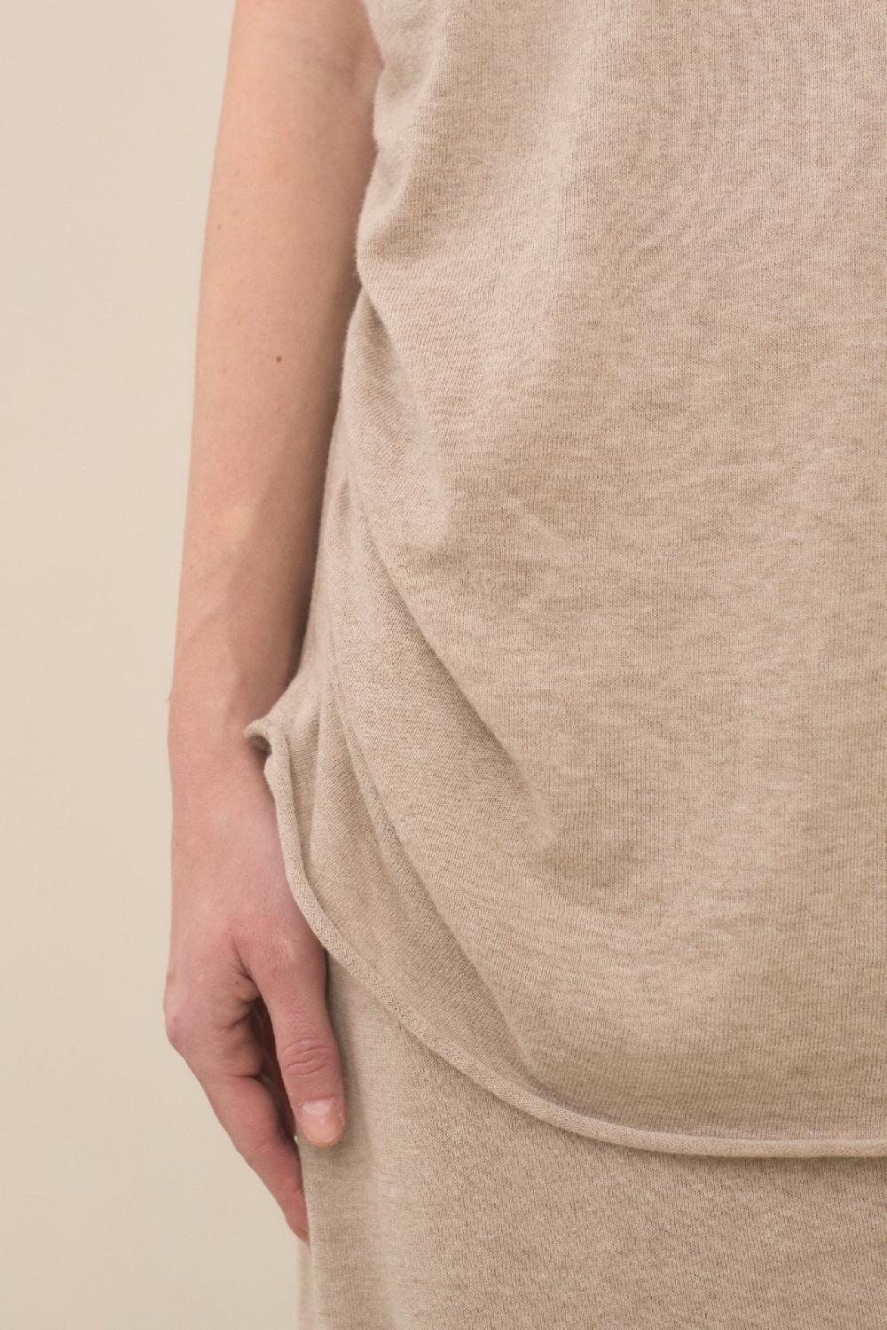 Lauren Manoogian DRAPE TEE SISAL