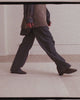 Lauren Manoogian EMBOSSED SQUARE MULE COAL