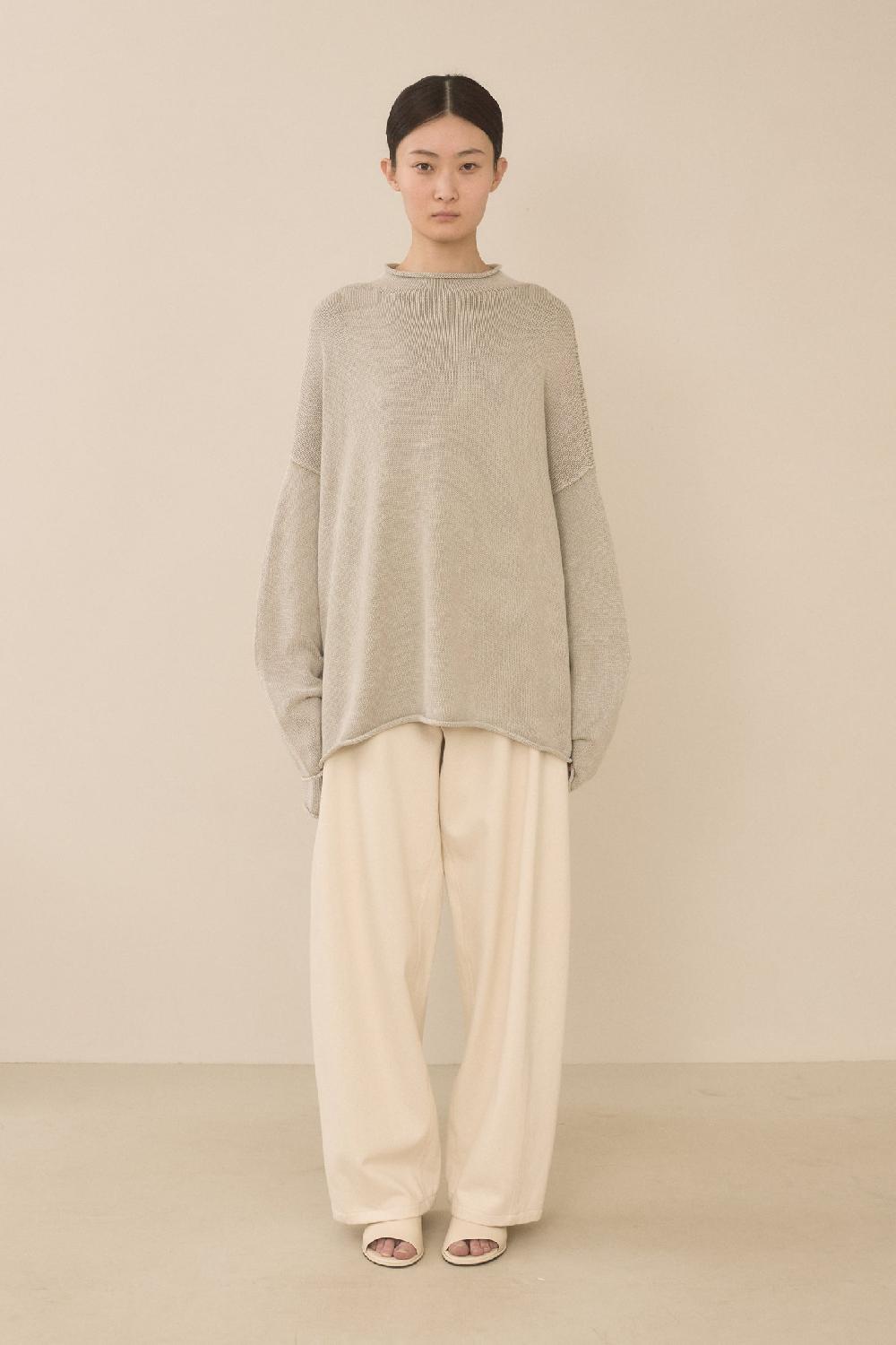 Lauren Manoogian FADE ROLLNECK WASHED CLAY