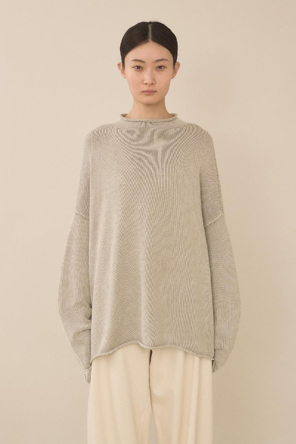lauren manoogian FADE ROLLNECK WASHED CLAY