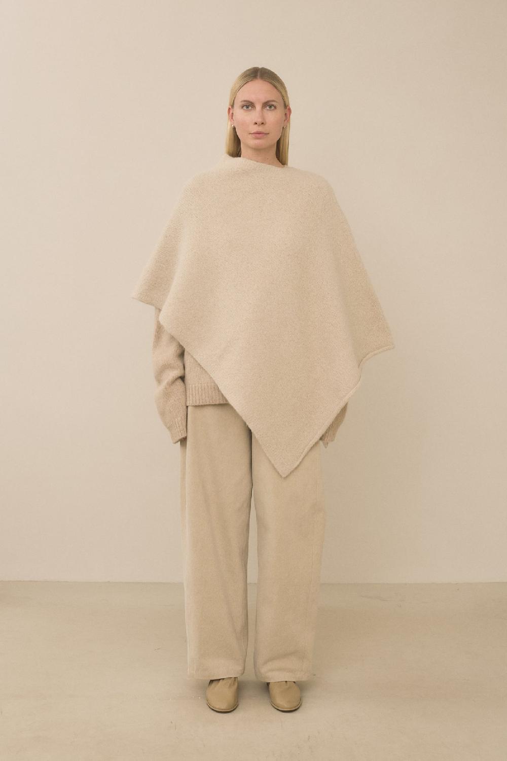 Lauren Manoogian FOLD PONCHO ANTIQUE MELANGE