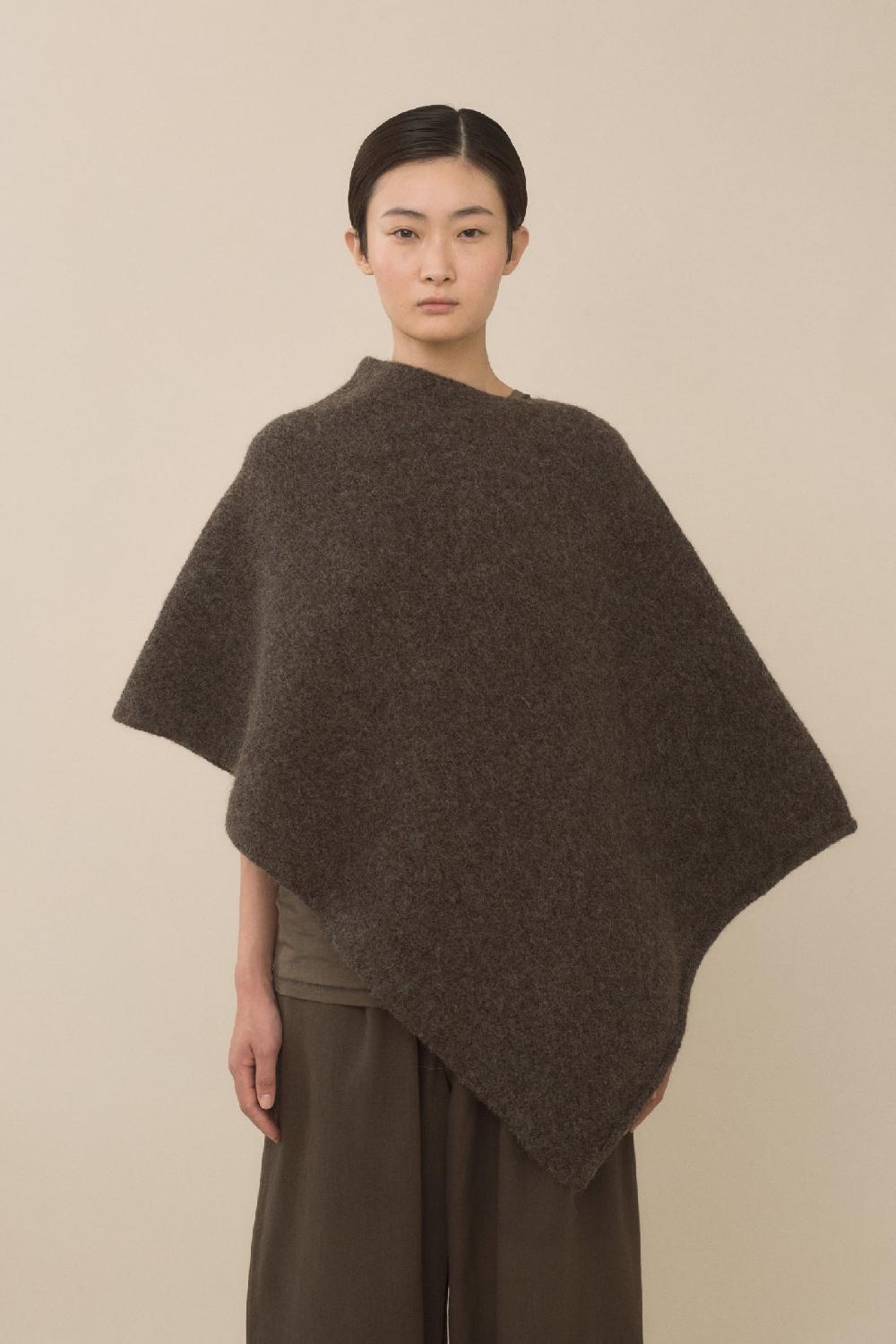lauren manoogian FOLD PONCHO PATINA