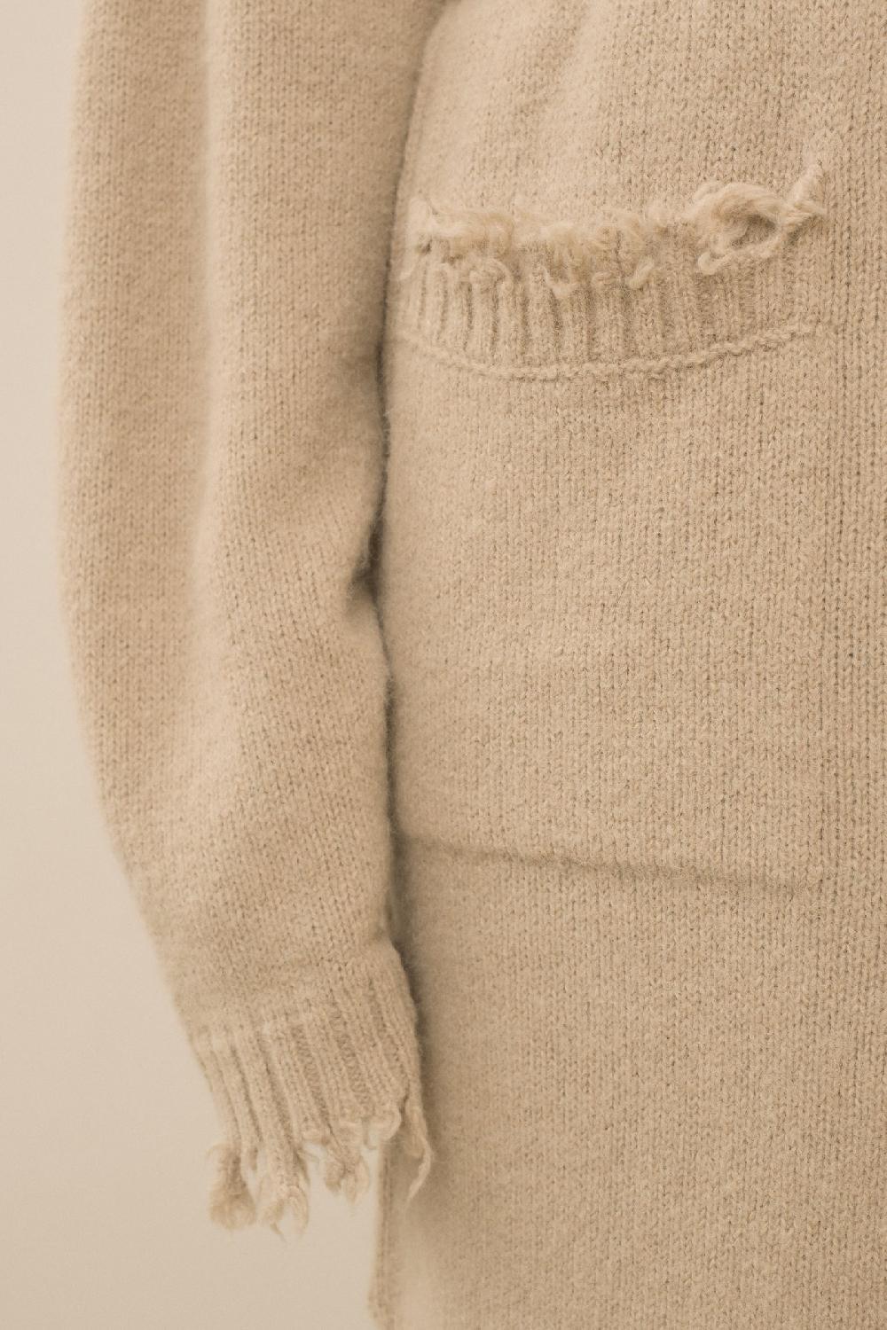 Lauren Manoogian FRAY CARDIGAN ANTIQUE