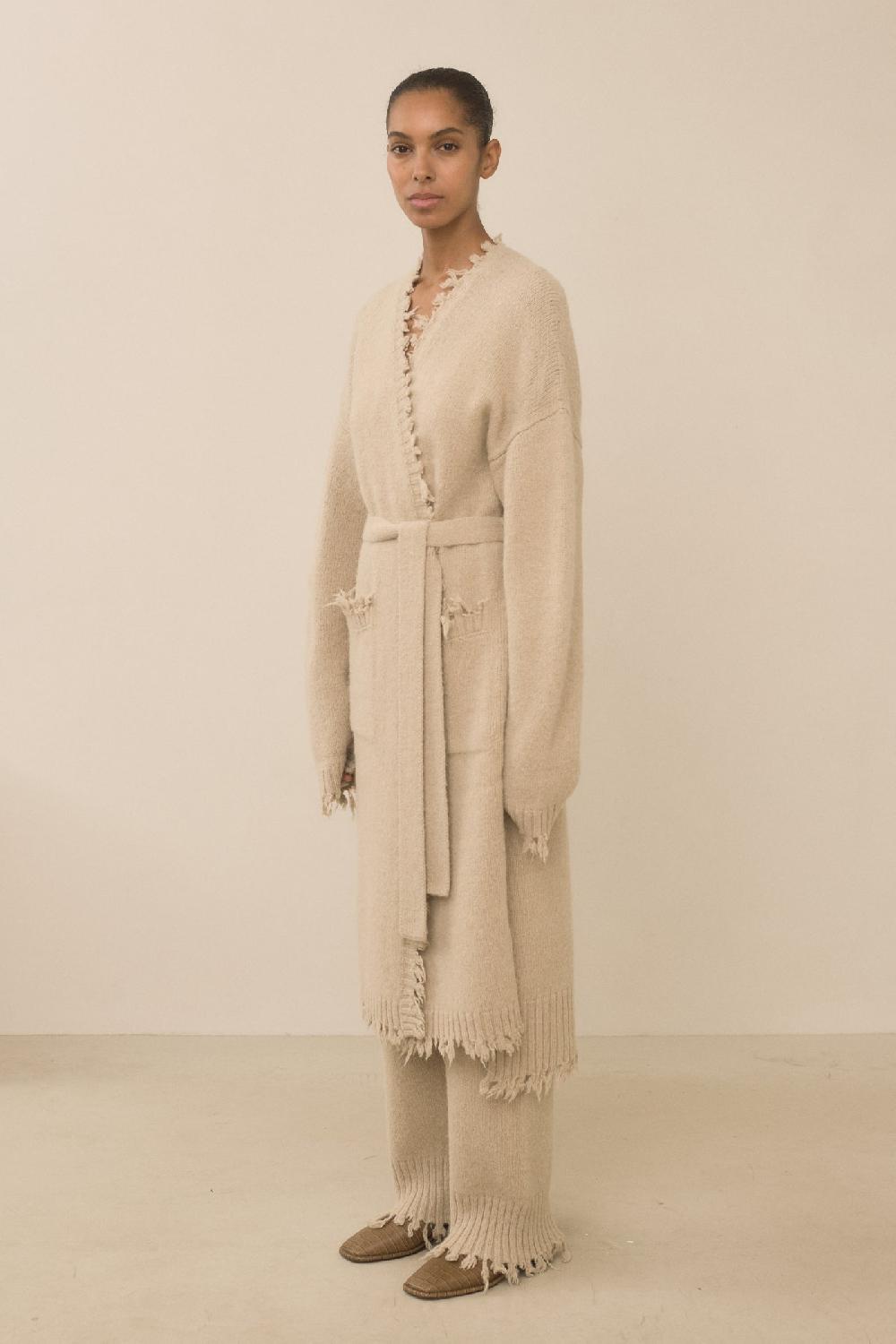 Lauren Manoogian FRAY CARDIGAN ANTIQUE