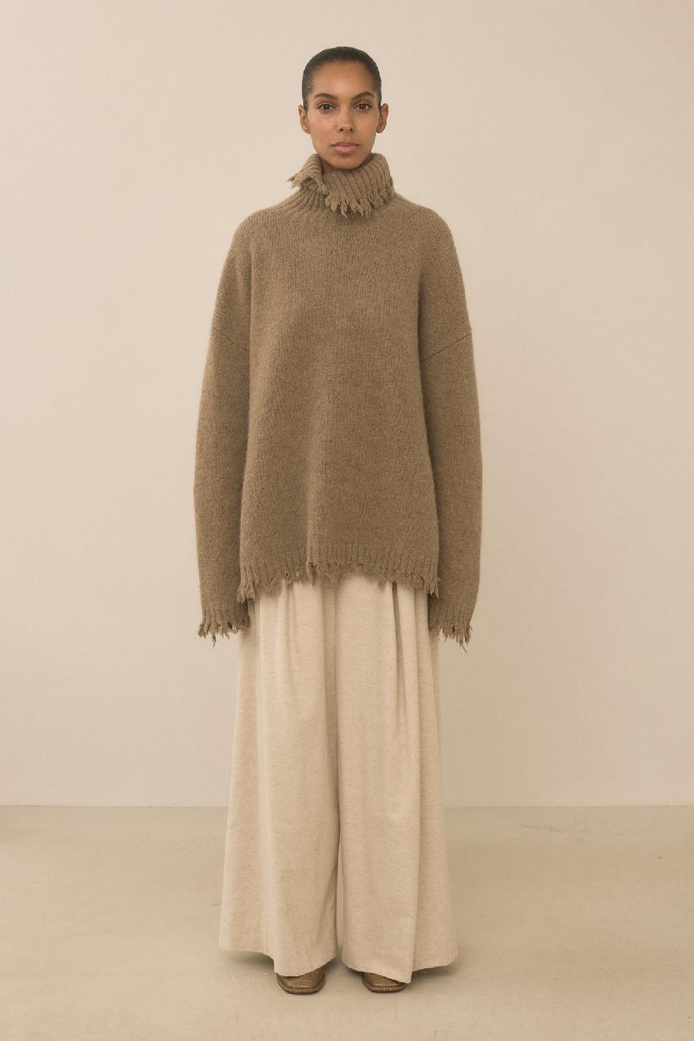 Lauren Manoogian FRAY TURTLENECK TOBACCO