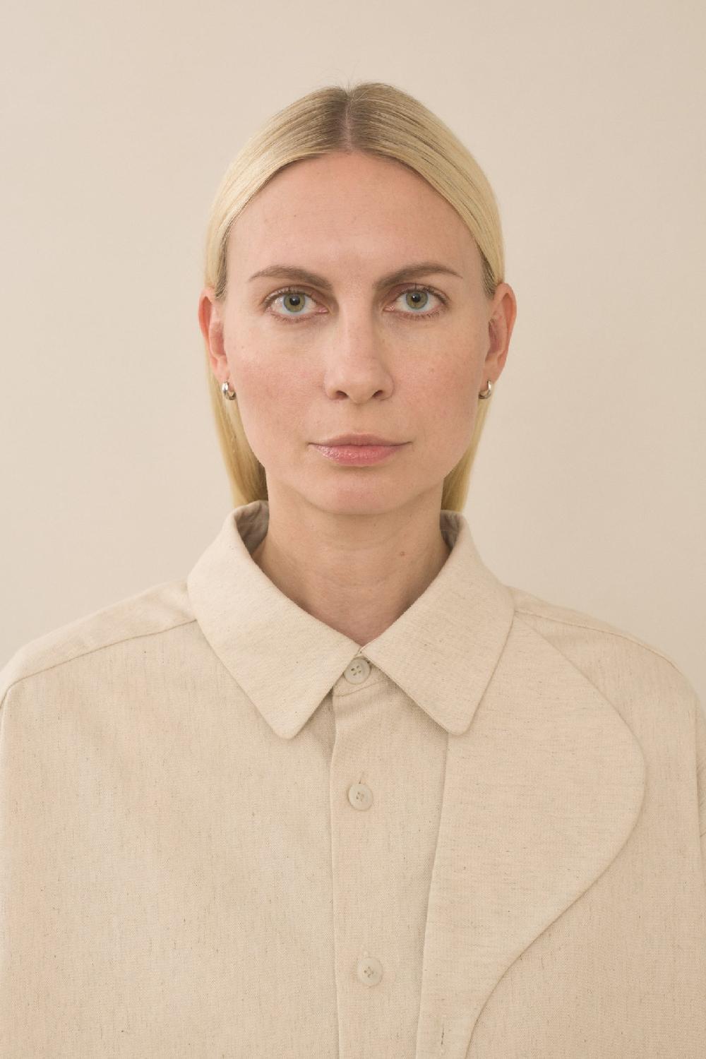 Lauren Manoogian GAITER SHIRT NATURAL