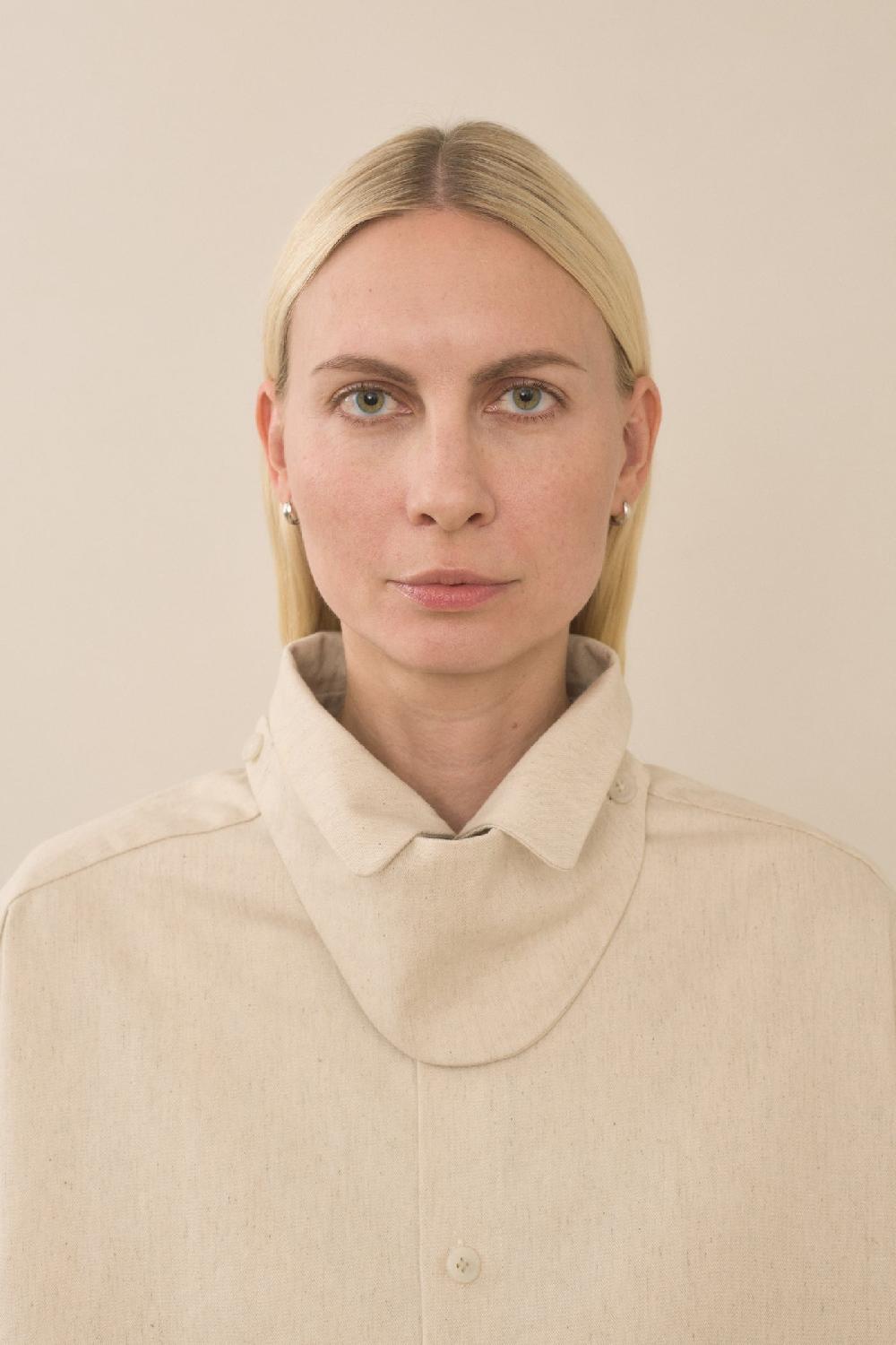 Lauren Manoogian GAITER SHIRT NATURAL