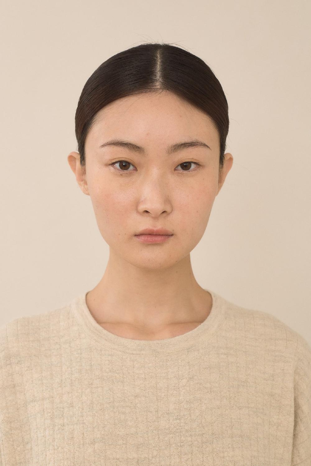 Lauren Manoogian LINE QUILT CREWNECK ECRU