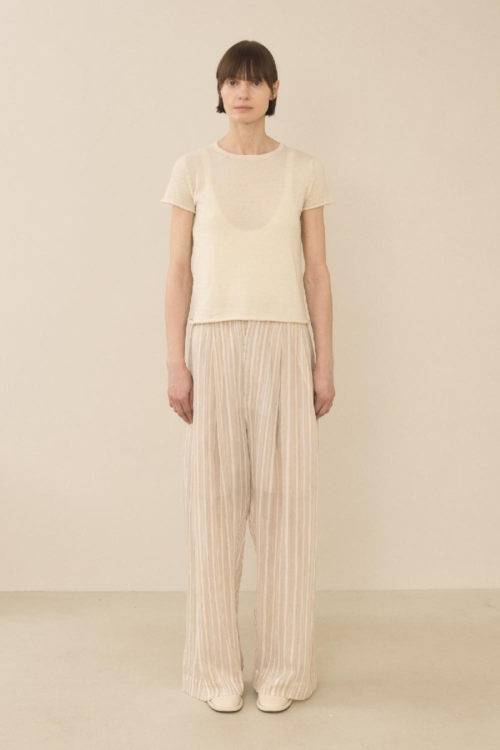 Lauren Manoogian LINES TROUSER CAMEL