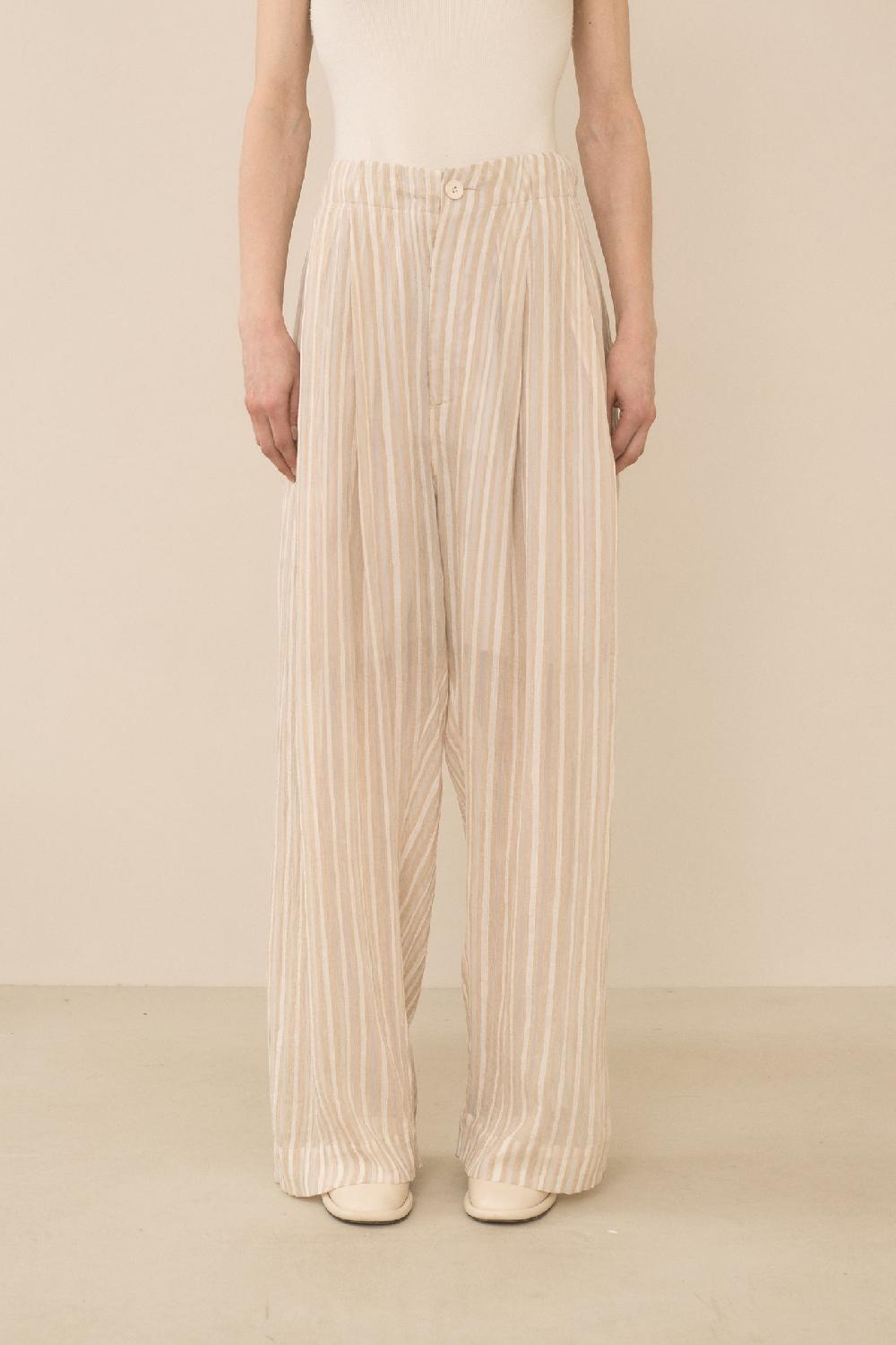 Lauren Manoogian LINES TROUSER CAMEL