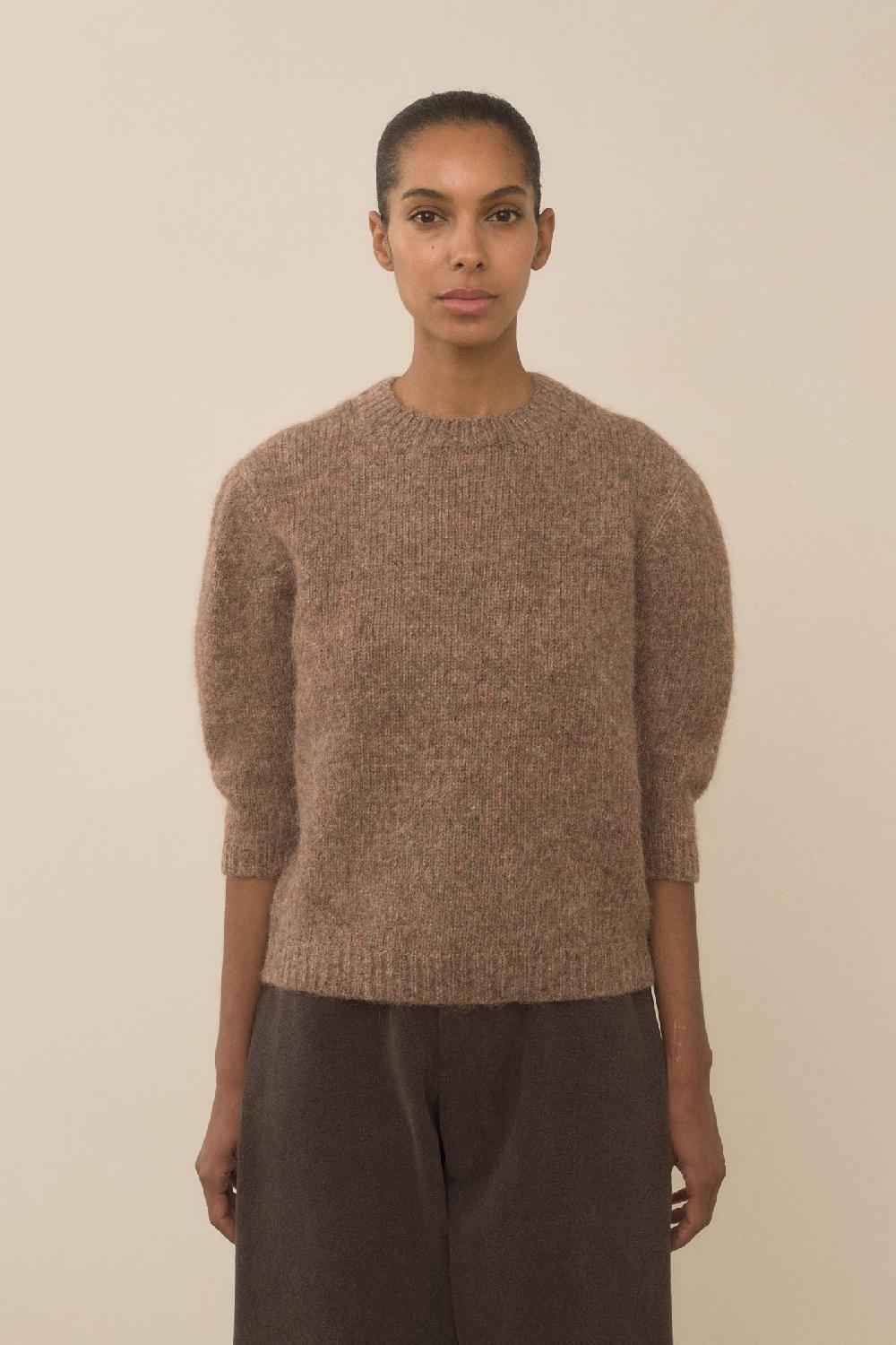 lauren manoogian LOFT BABY CREWNECK SPICE