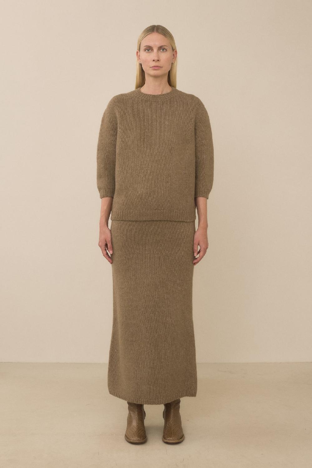 Lauren Manoogian LOFT BABY CREWNECK TOBACCO