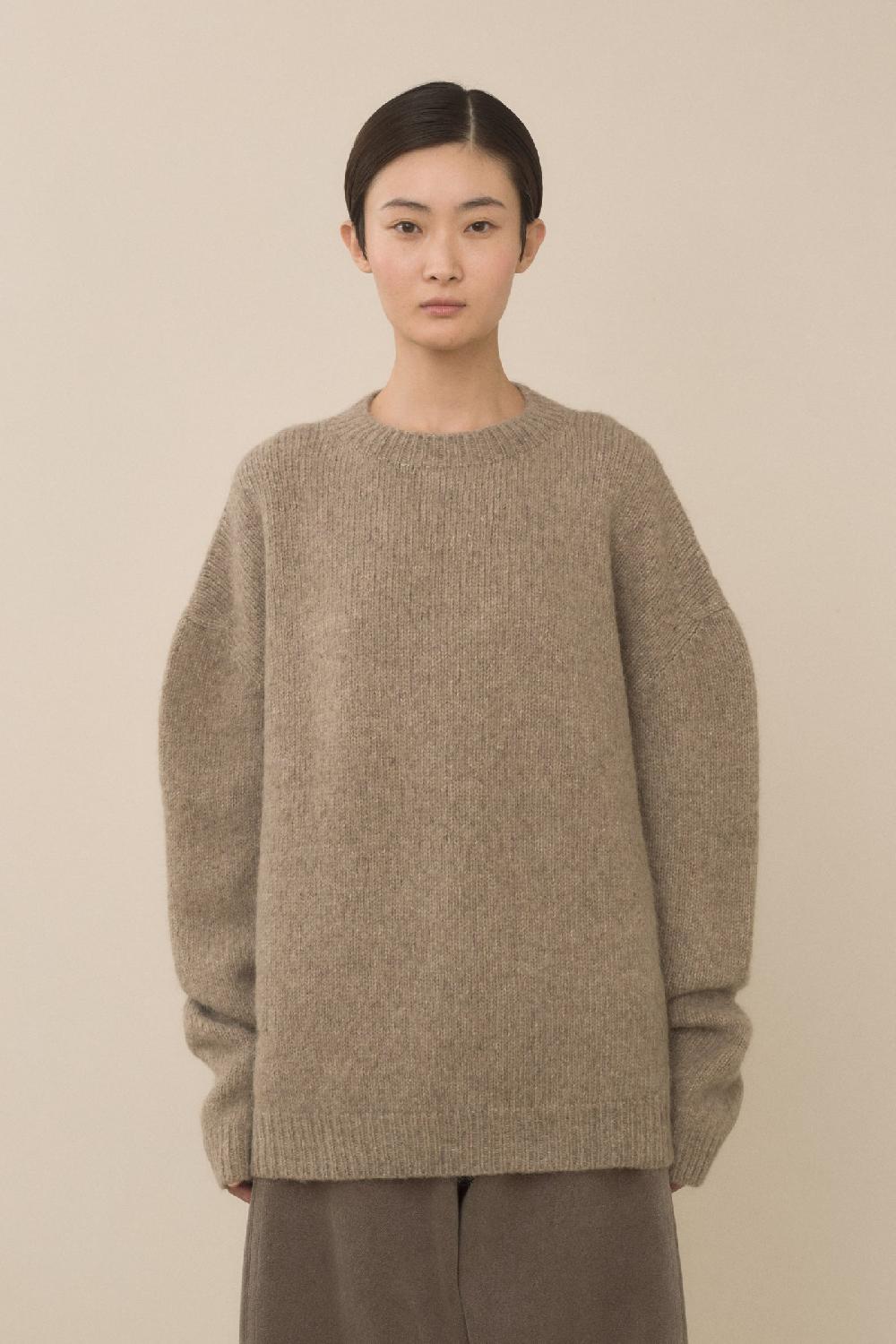 lauren manoogian LOFT CREWNECK ASH