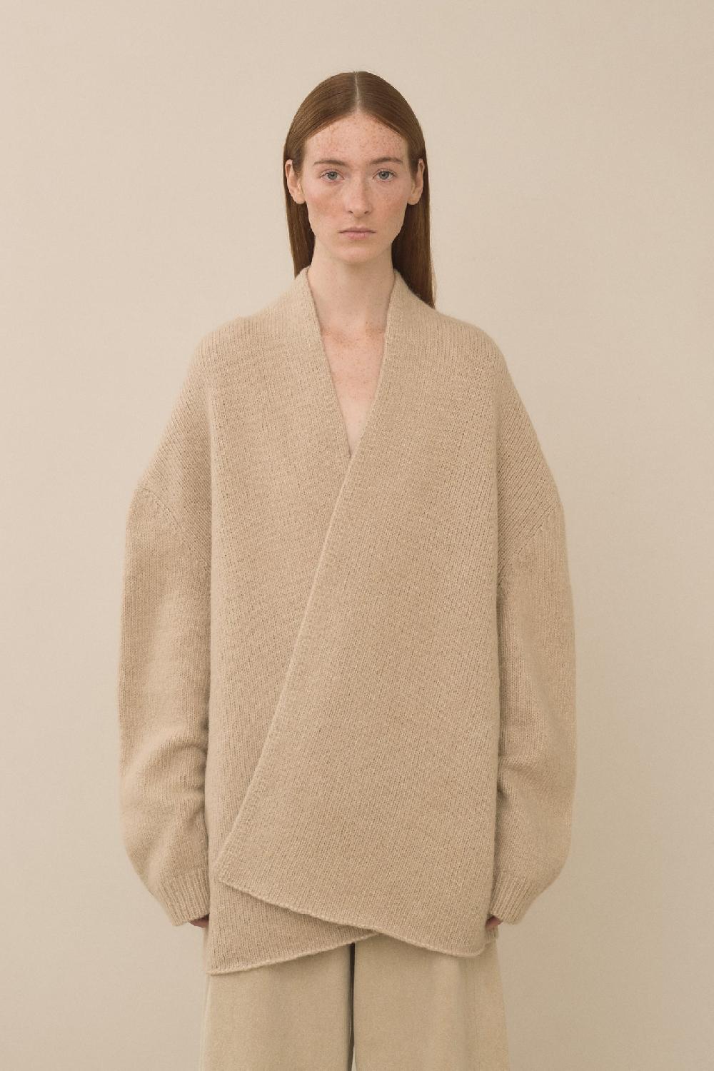 lauren manoogian LOFT SHAWL CARDIGAN ANTIQUE