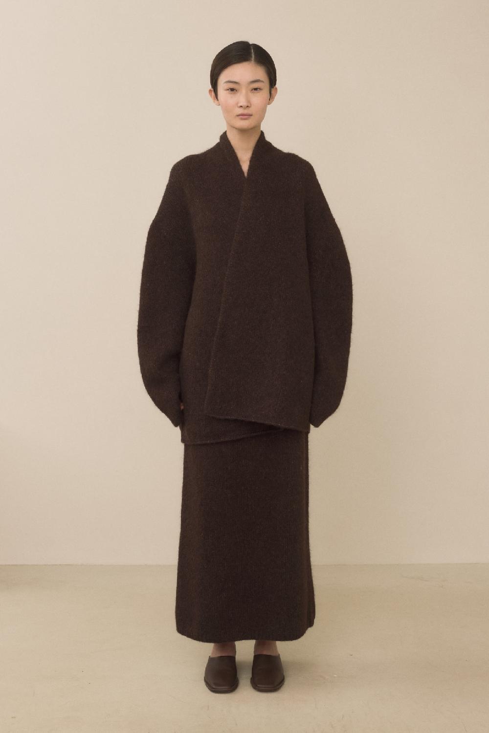 Lauren Manoogian LOFT SHAWL CARDIGAN SOIL