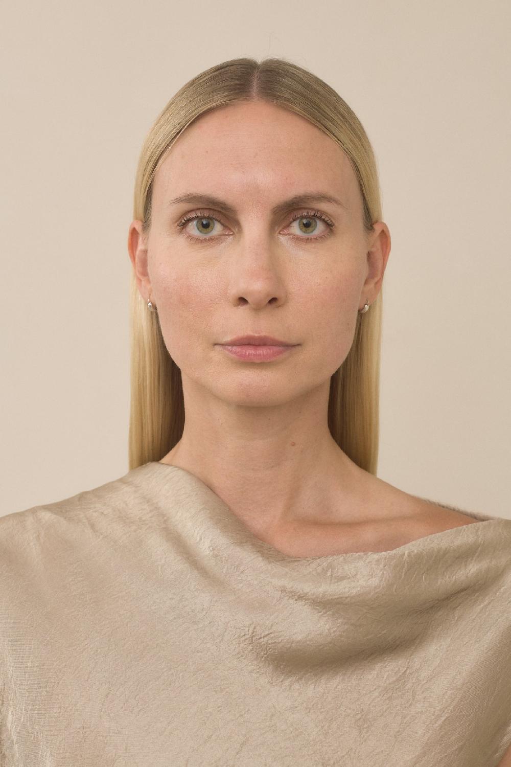 Lauren Manoogian NEW LUSTER DRESS CHAMPAGNE