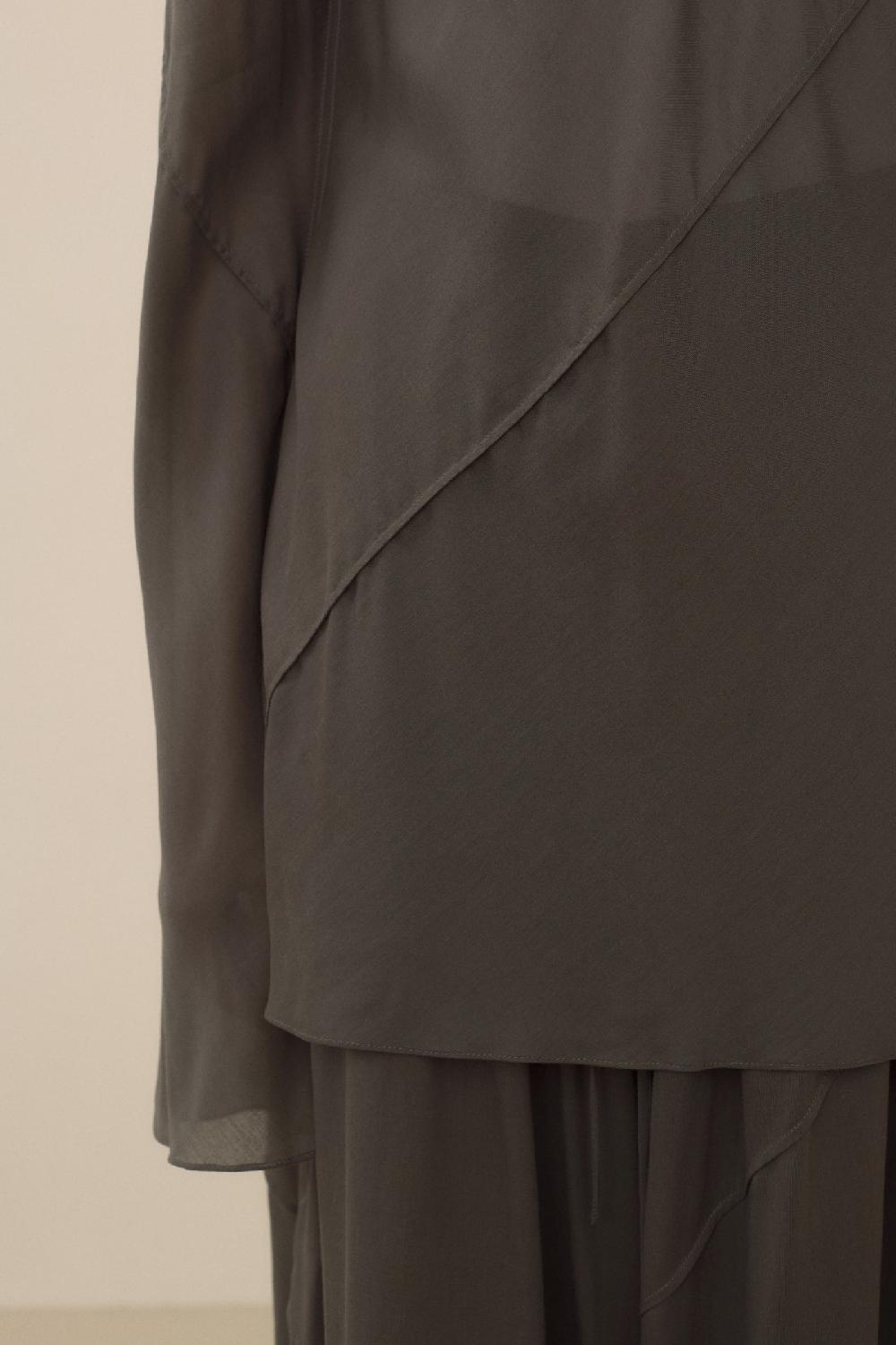 lauren Manoogian POJAGI TOP GUNMETAL