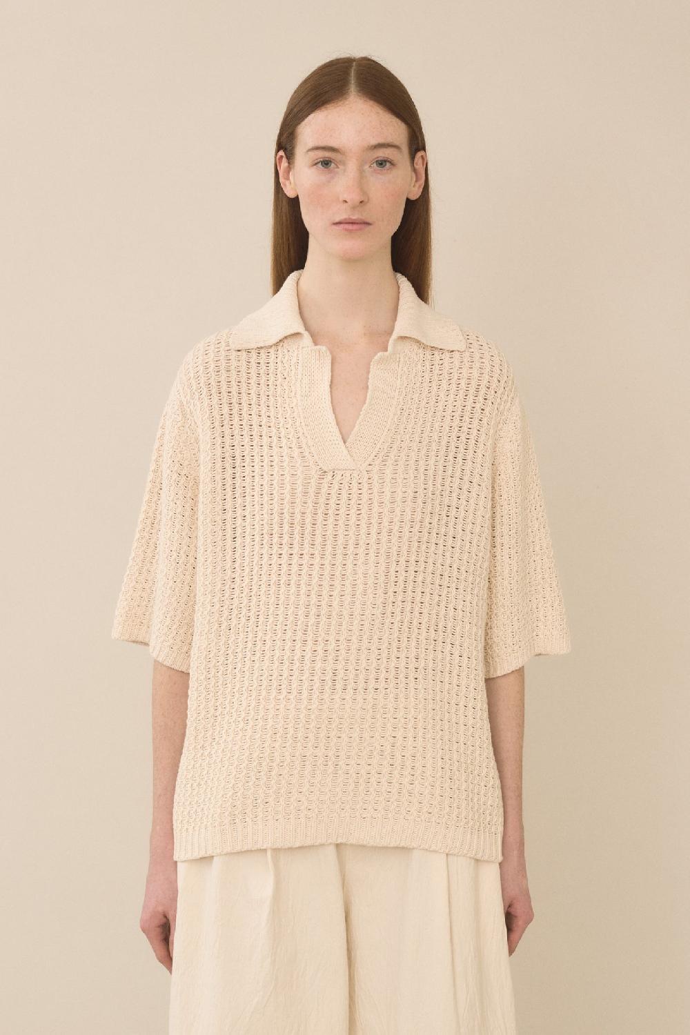 lauren manoogian RACK POLO IVORY