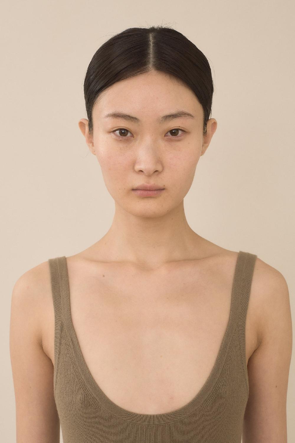 Lauren Manoogian RIB BODYSUIT EARTH