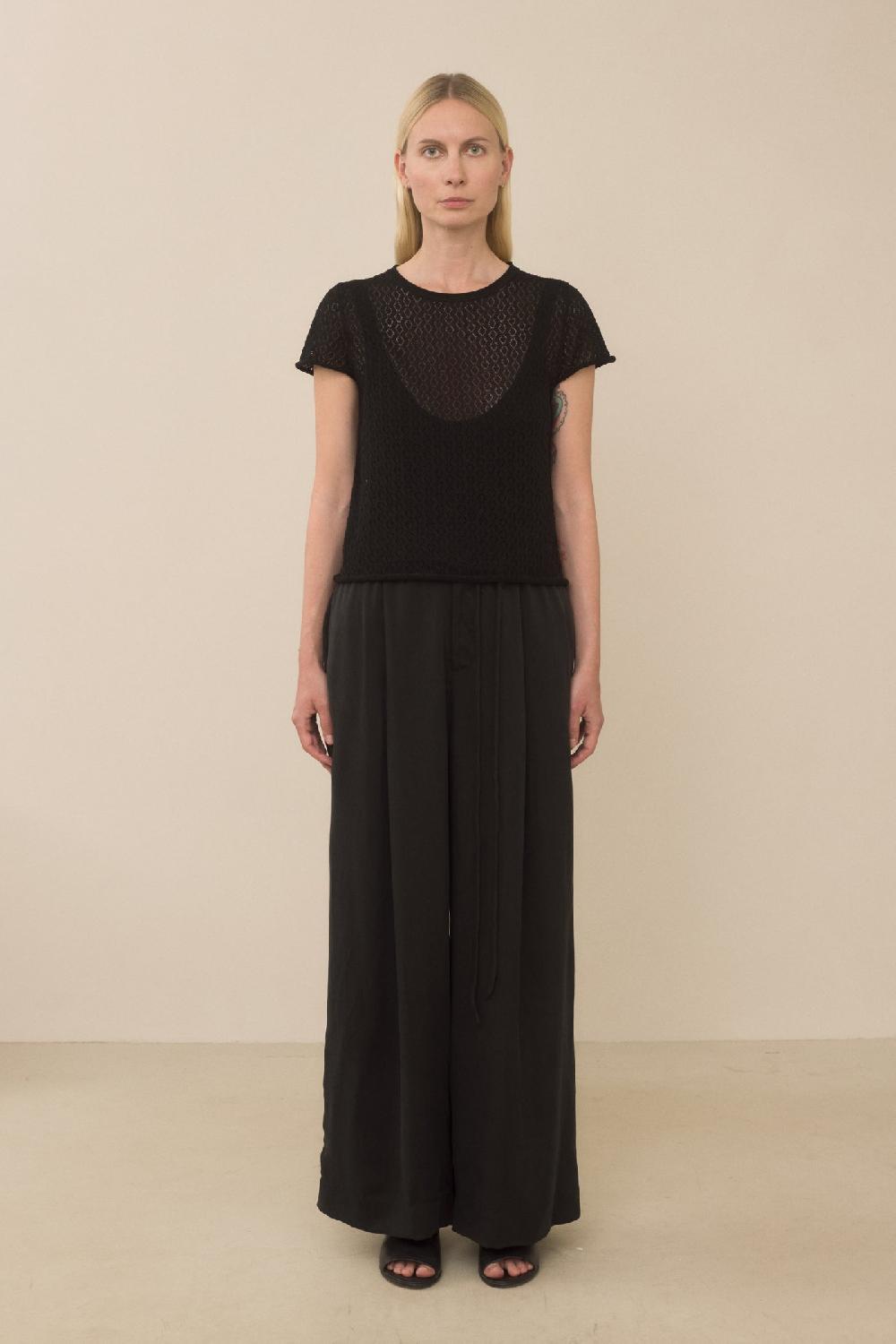 Lauren Manoogian SANDED TROUSER BLACK