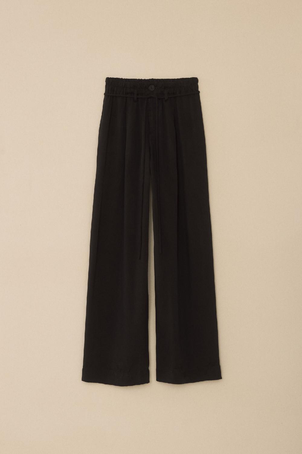lauren manoogian SANDED TROUSER BLACK