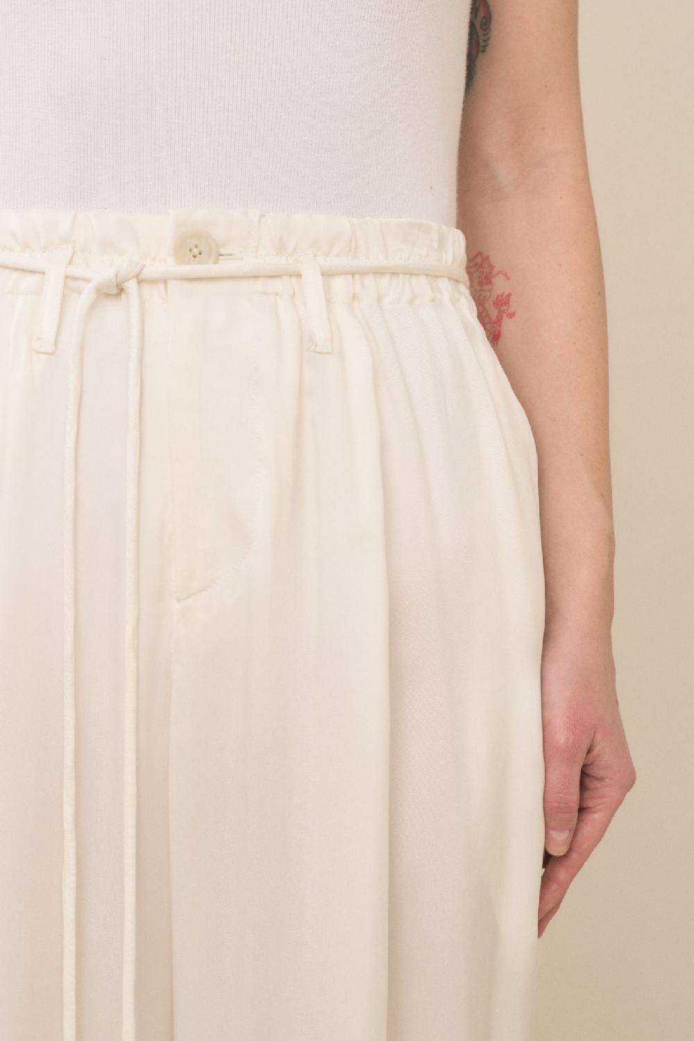 Lauren Manoogian SANDED TROUSER WHITE