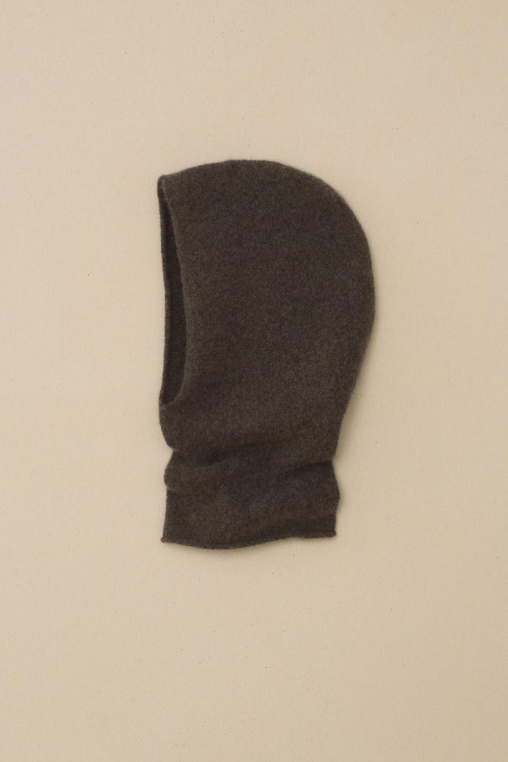 lauren manoogian SOFT BALACLAVA BLACKENED