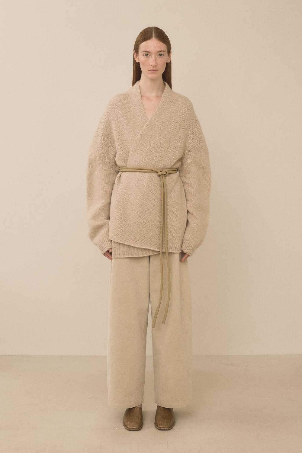 Lauren Manoogian SOFT ROPE BELT BEIGE