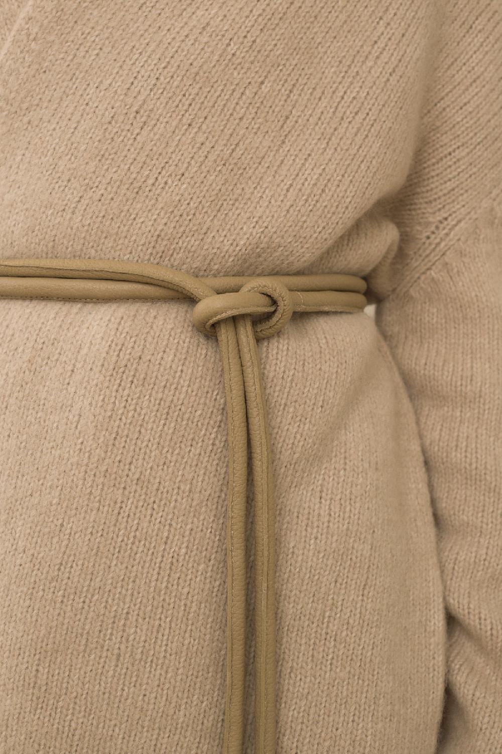 Lauren Manoogian SOFT ROPE BELT BEIGE