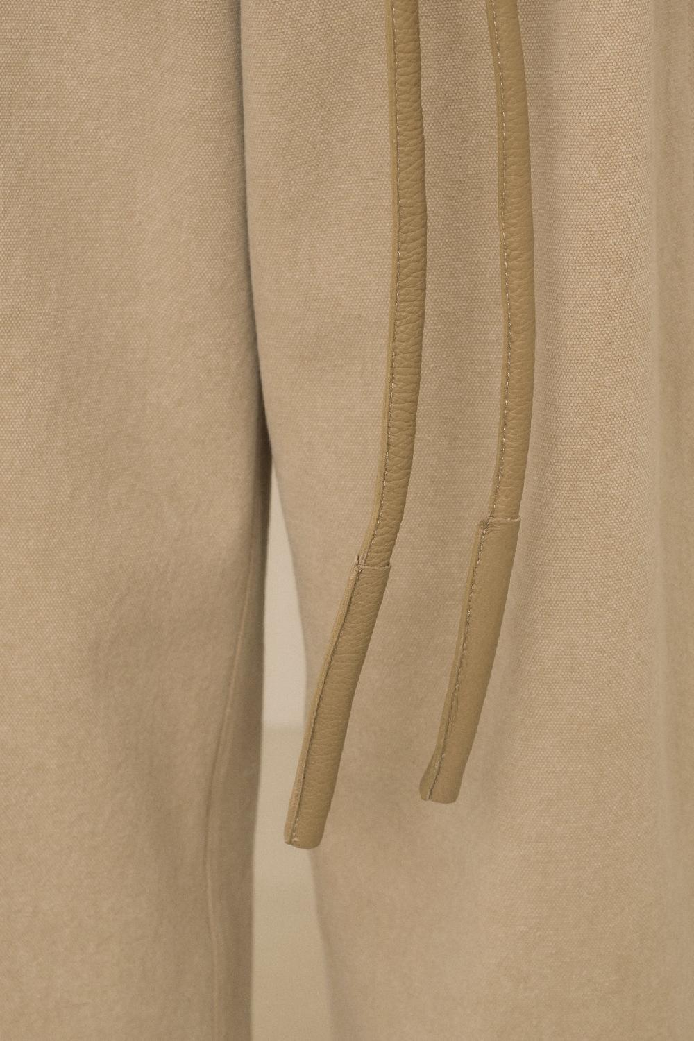 Lauren Manoogian SOFT ROPE BELT BEIGE