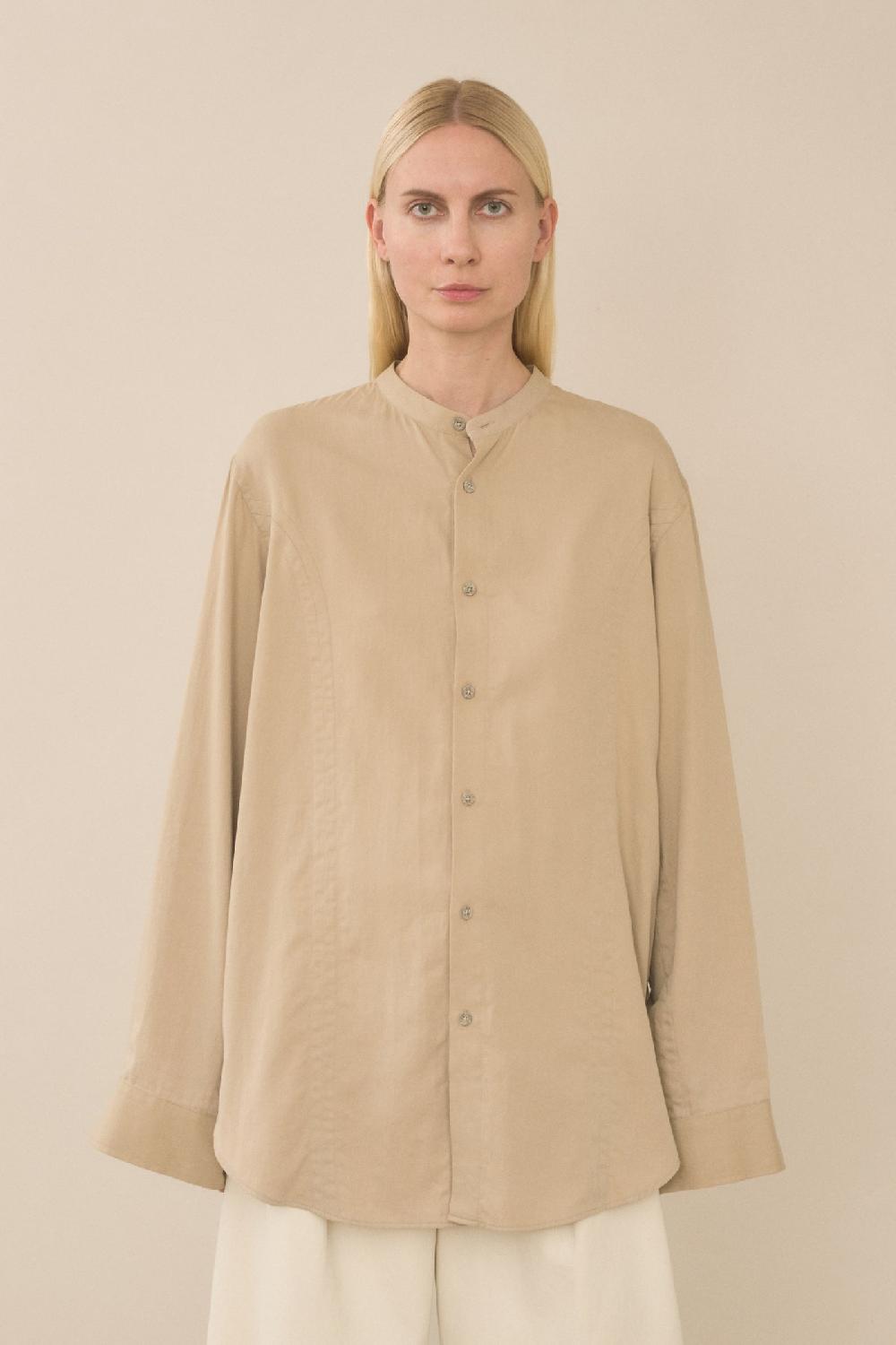 lauren manoogian SOFT SHIRT KHAKI
