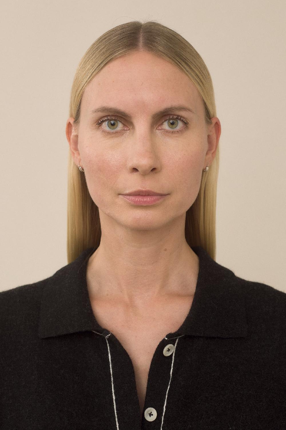 Lauren Manoogian STITCH BIG SHIRT BLACK MELANGE