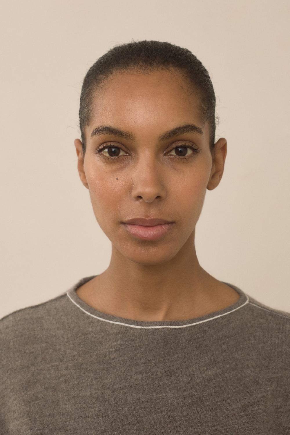 Lauren Manoogian STITCH BUTTON DRESS CINDER