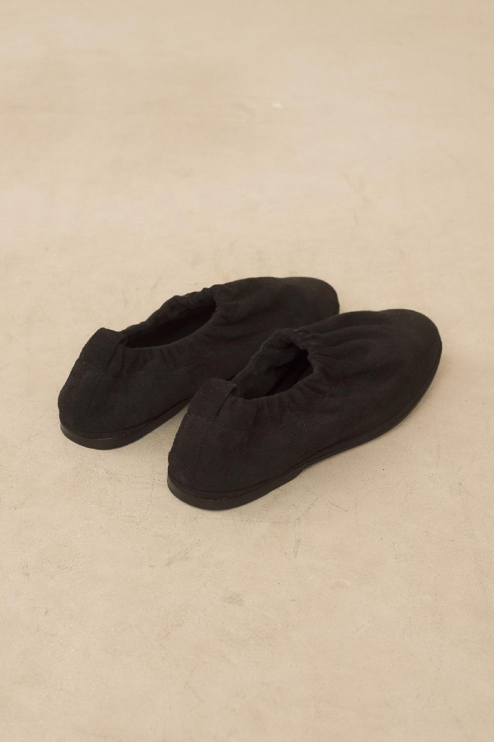 Lauren Manoogian SUEDE BANDED BALLET BLACK
