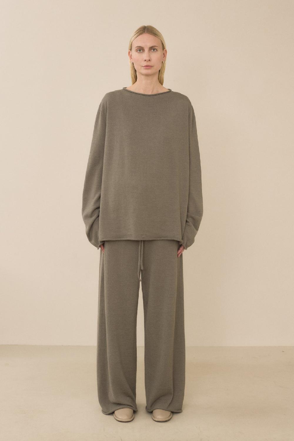 Lauren Manoogian SUPER FINE BOATNECK CONCRETE