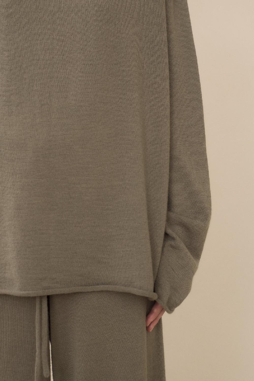 Lauren Manoogian SUPER FINE BOATNECK CONCRETE