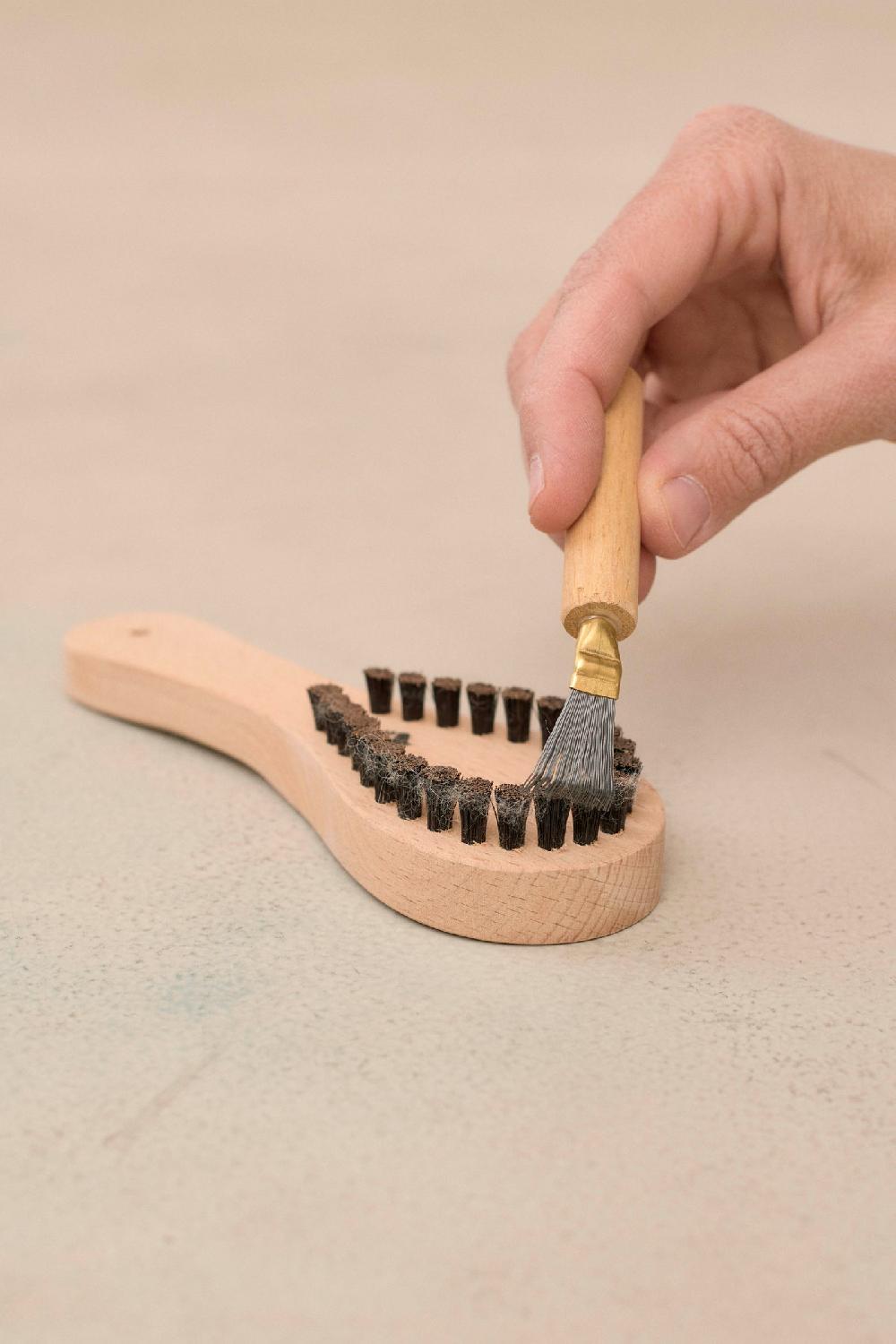 Lauren Manoogian SWEATER BRUSH SET NATURAL