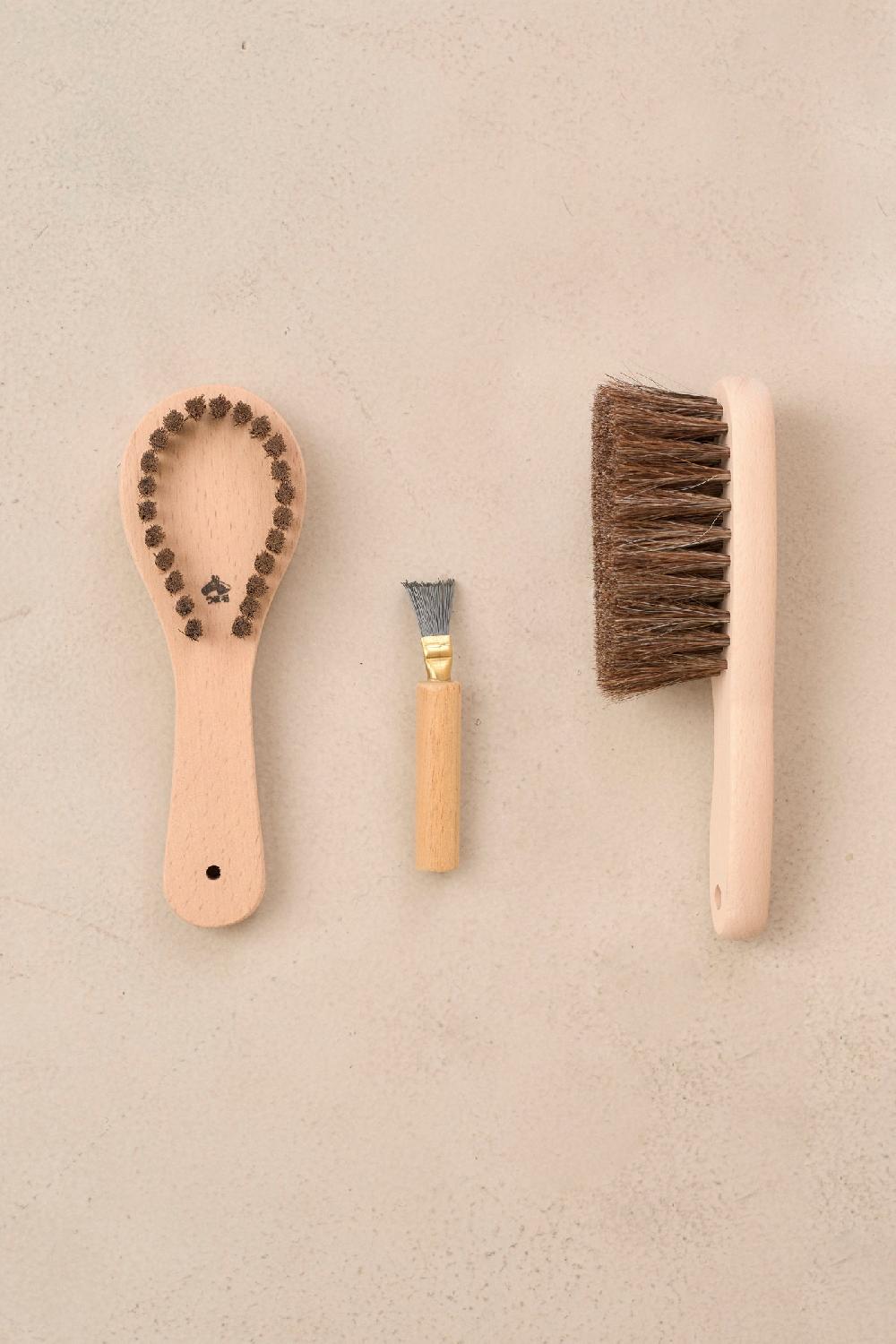 lauren manoogian SWEATER BRUSH SET NATURAL