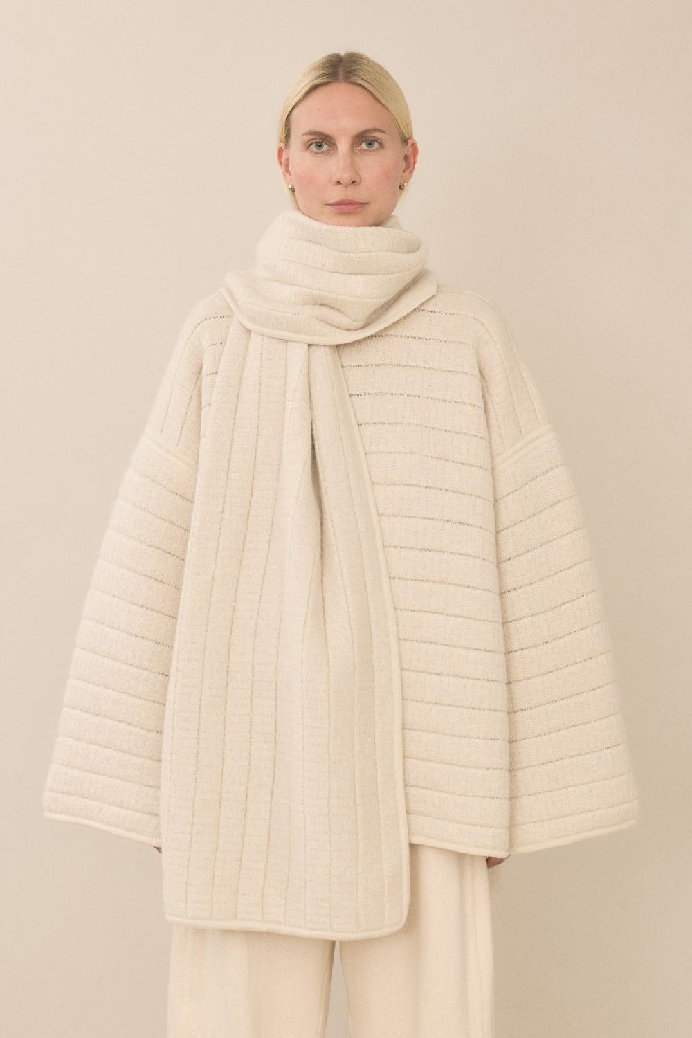 Lauren Manoogian TAMI WRAP RAW WHITE