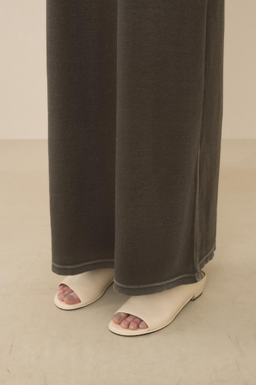 Lauren Manoogian TEE DRESS WASHED BLACK