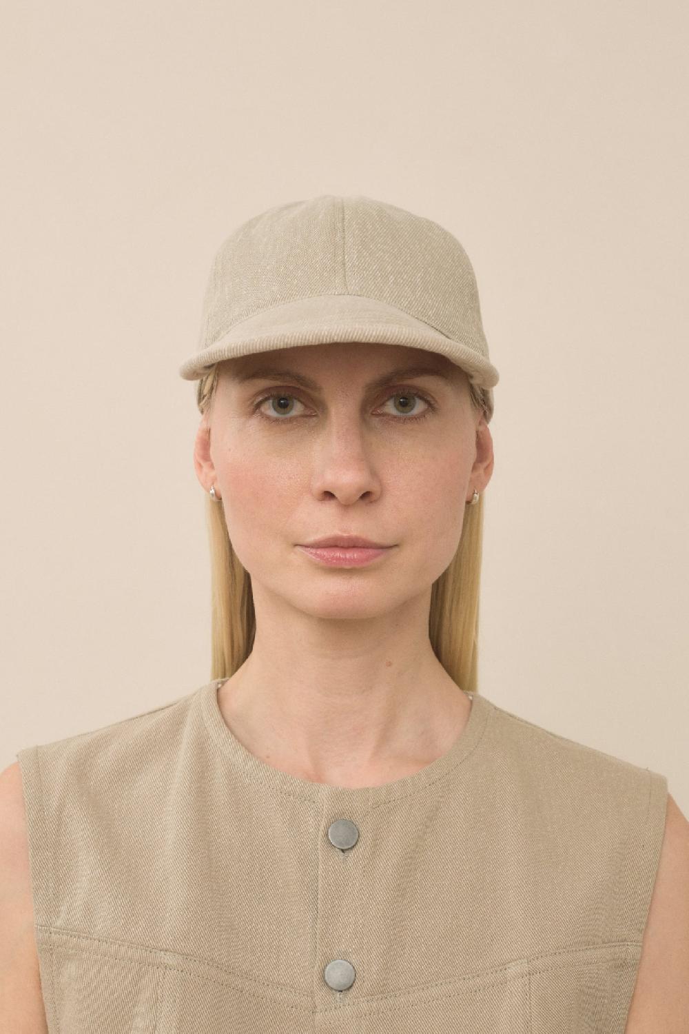 Lauren Manoogian TWILL SOFT CAP WASHED KHAKI