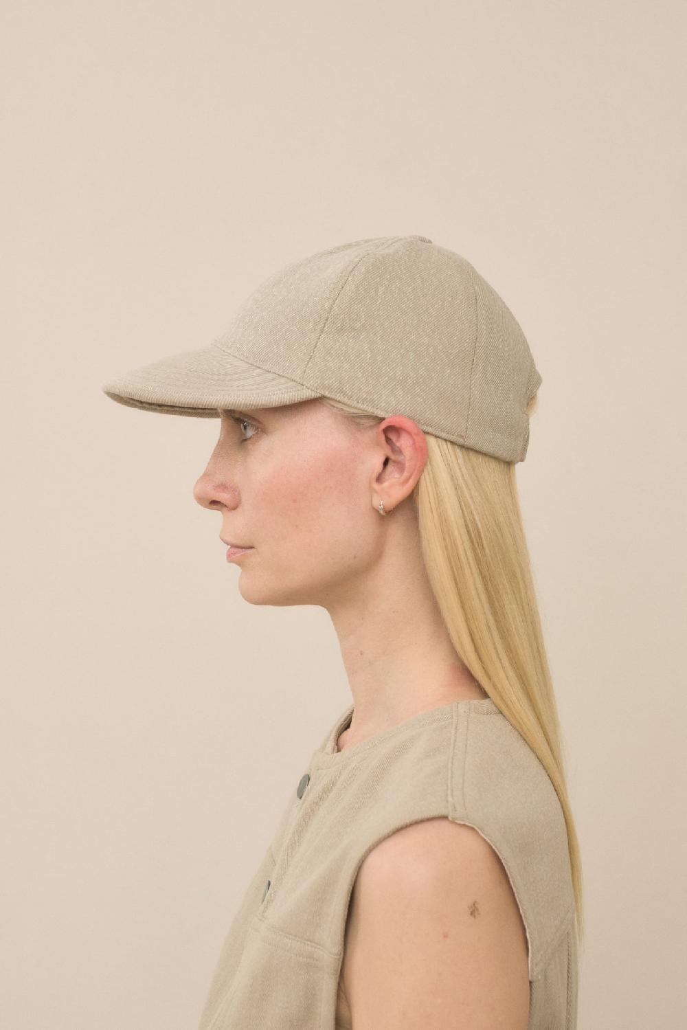 Lauren Manoogian TWILL SOFT CAP WASHED KHAKI