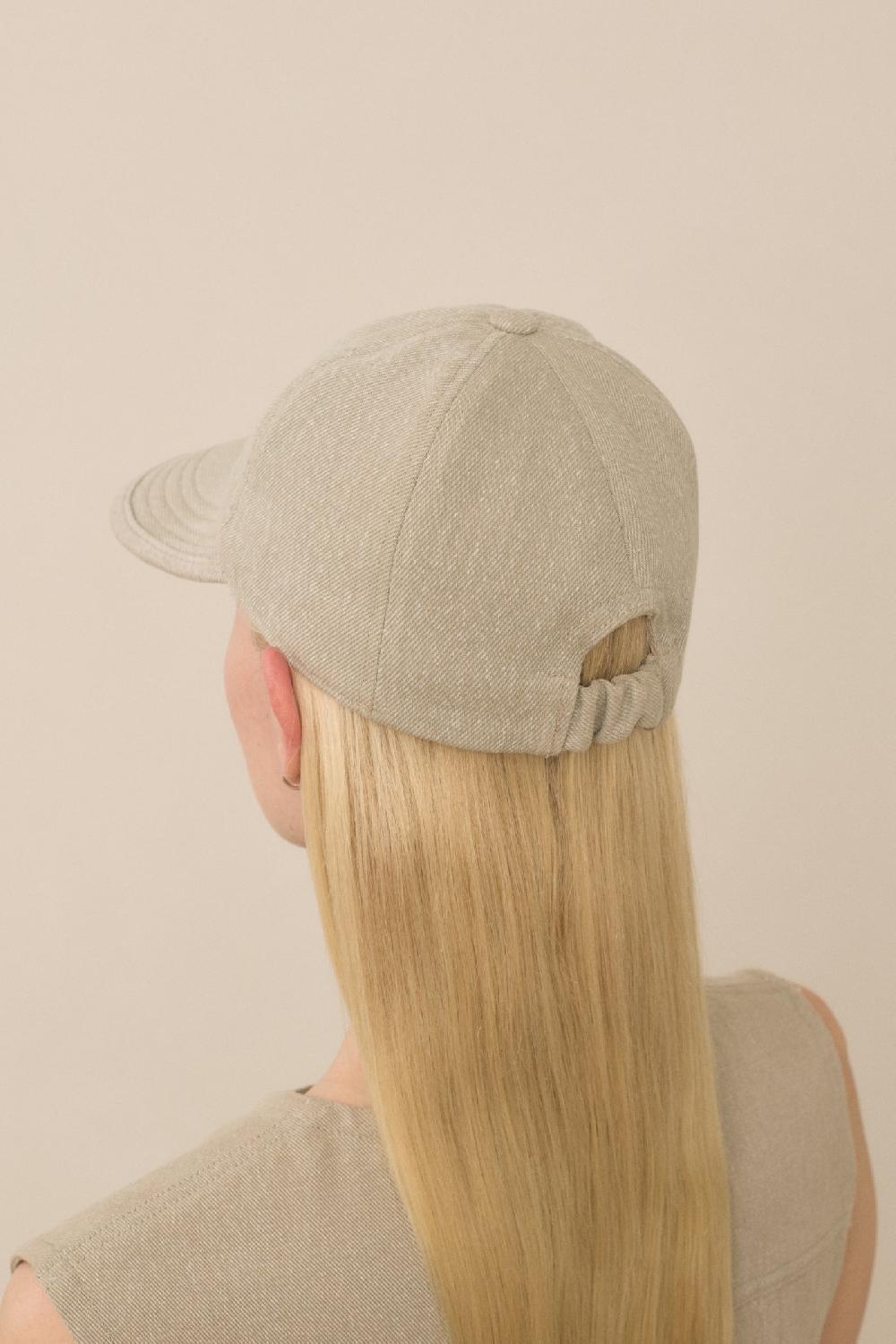 Lauren Manoogian TWILL SOFT CAP WASHED KHAKI